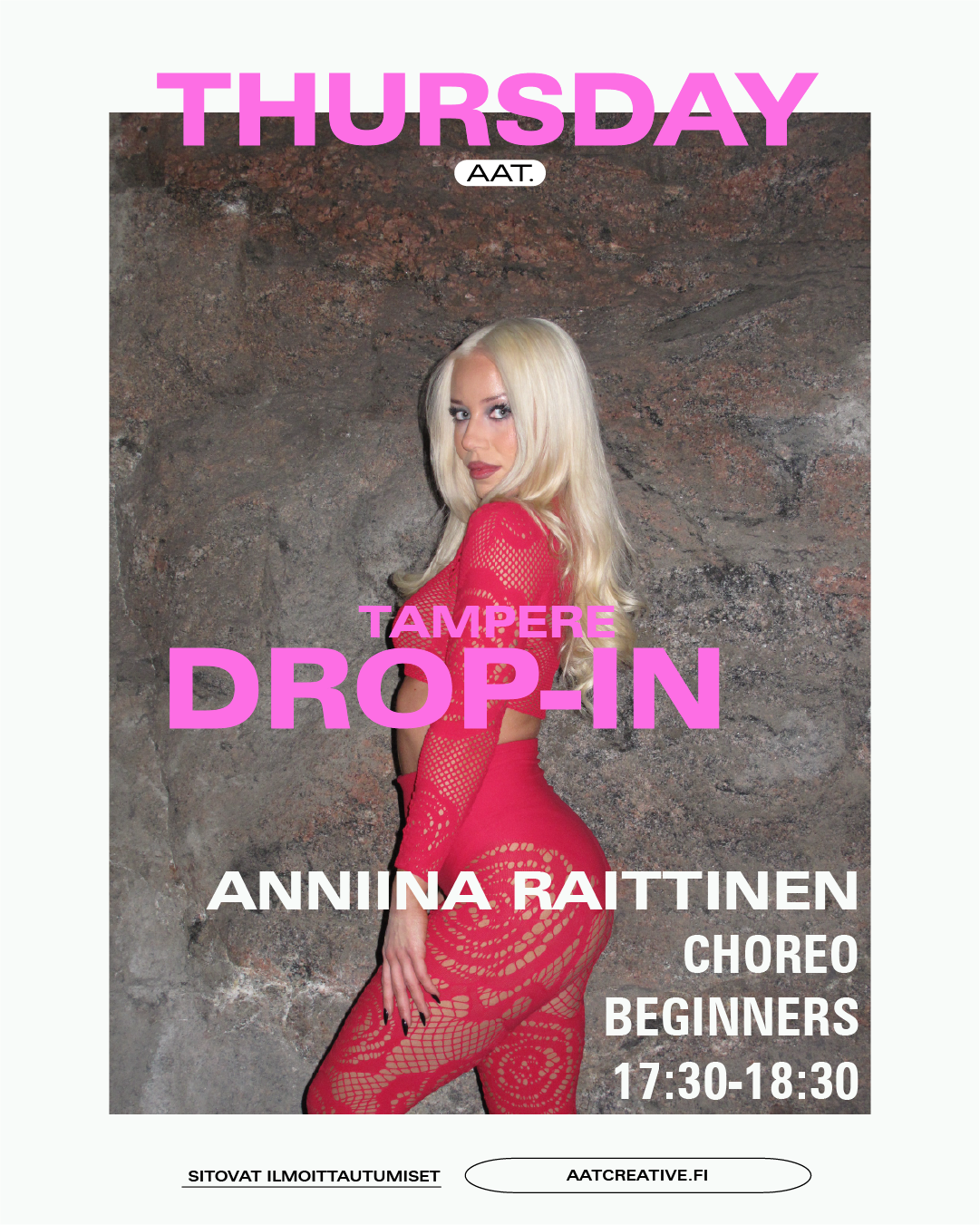 TAMPERE DROP-IN Thursday / Beginners / Anniina Raittinen / 17:30–18:30