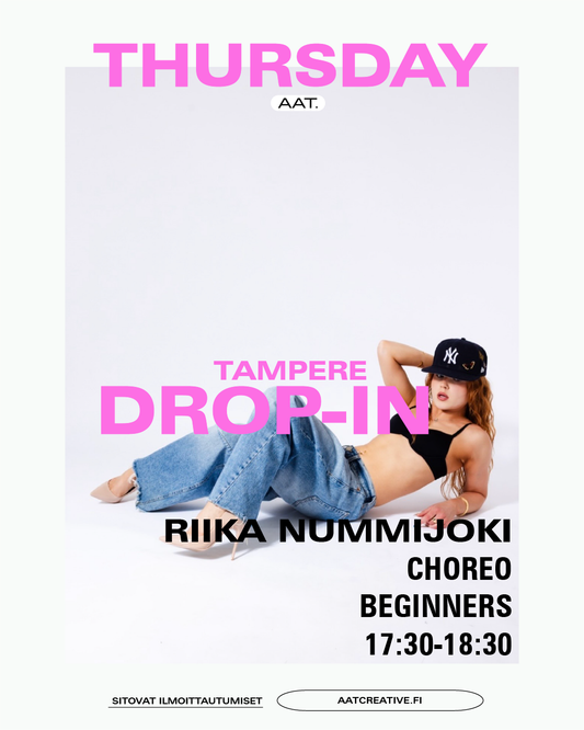 TAMPERE DROP-IN / Thursday / Beginners / Riika Nummijoki / 17:30–18:30
