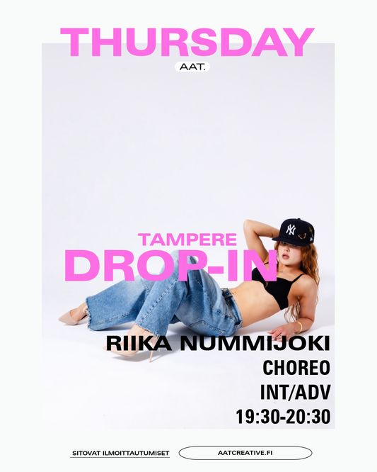 TAMPERE DROP-IN / Thursday / Int/adv / Riika Nummijoki / 19:30–20:30