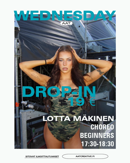 HELSINKI WEDNESDAY DROP-IN / Choreo Beginners / Lotta Mäkinen / 17:30–18:30 HEAVEN