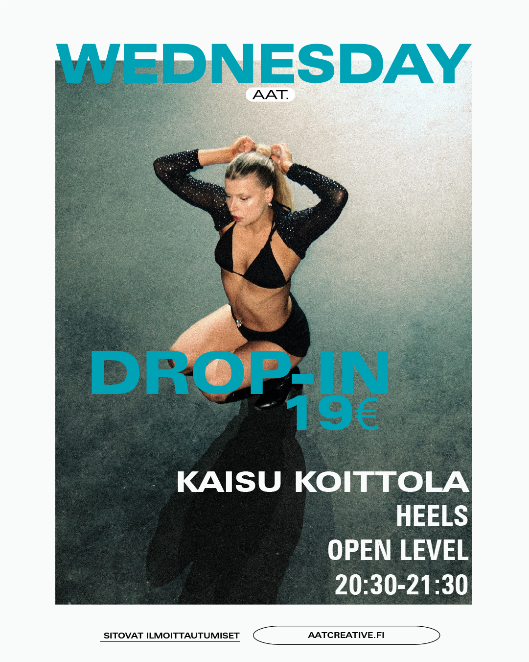 DROP-IN / Wednesday / Heels Open level 20:30-21:30 Kaisu Koittola BOX