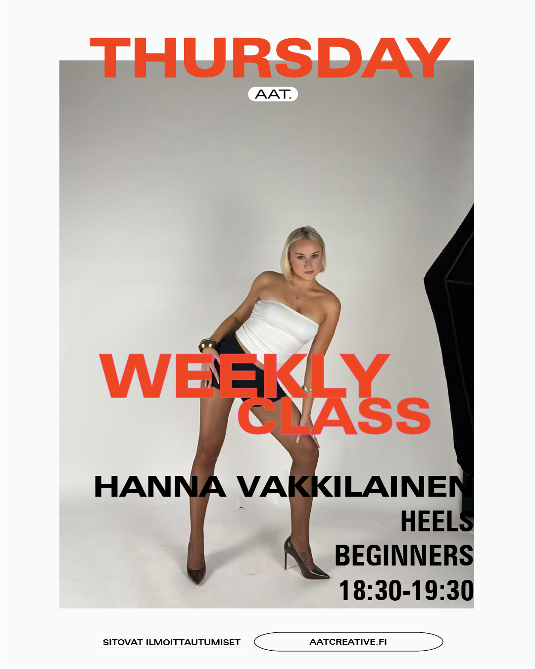 FEBRUARY HKI / Thursday / Heels Beginners Hanna Vakkilainen HEAVEN