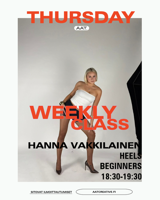 FEBRUARY HKI / Thursday / Heels Beginners Hanna Vakkilainen HEAVEN