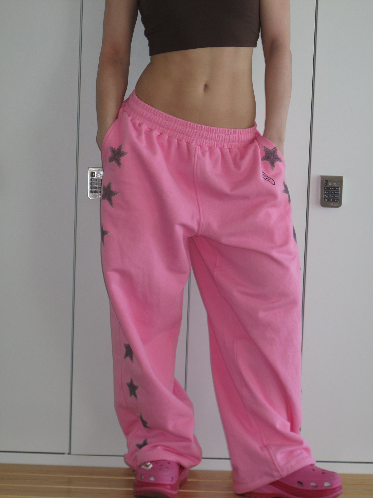 PINK STAR JOGGERS