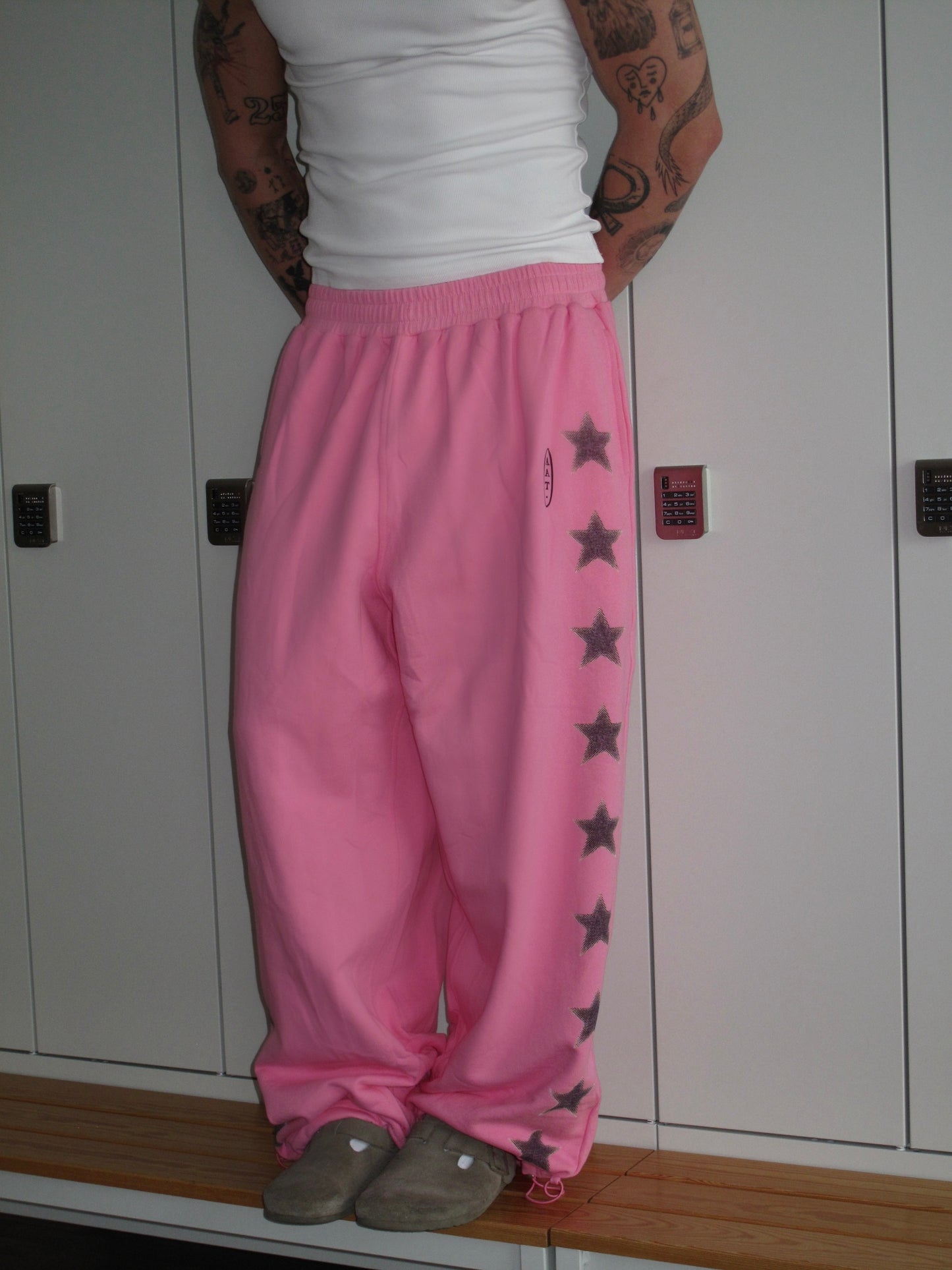 PINK STAR JOGGERS