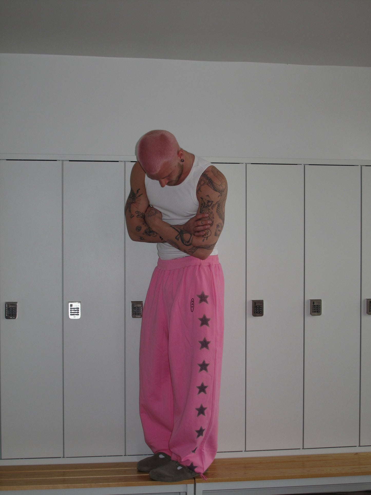 PINK STAR JOGGERS