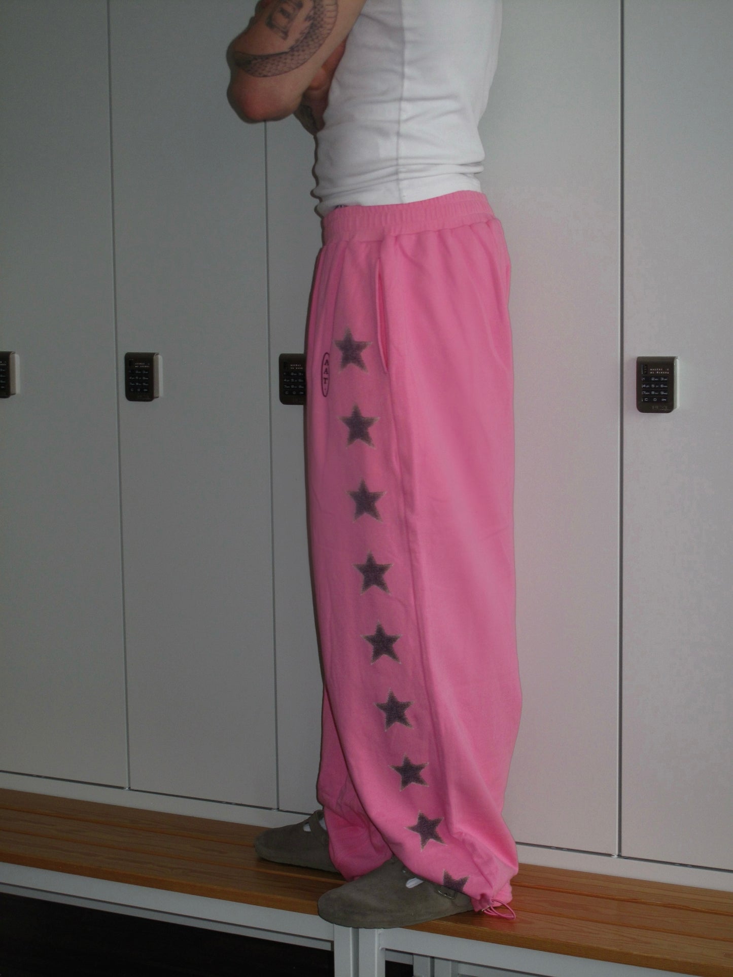 PINK STAR JOGGERS