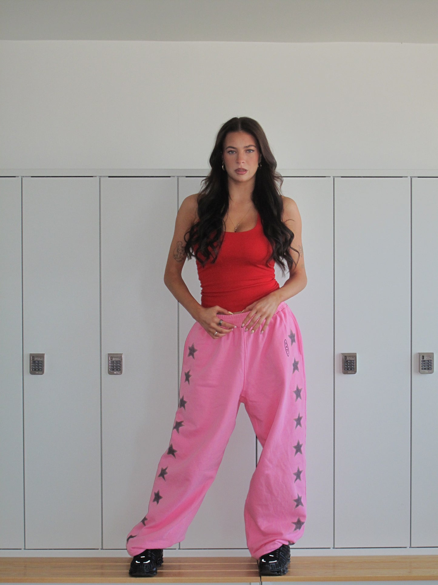PINK STAR JOGGERS