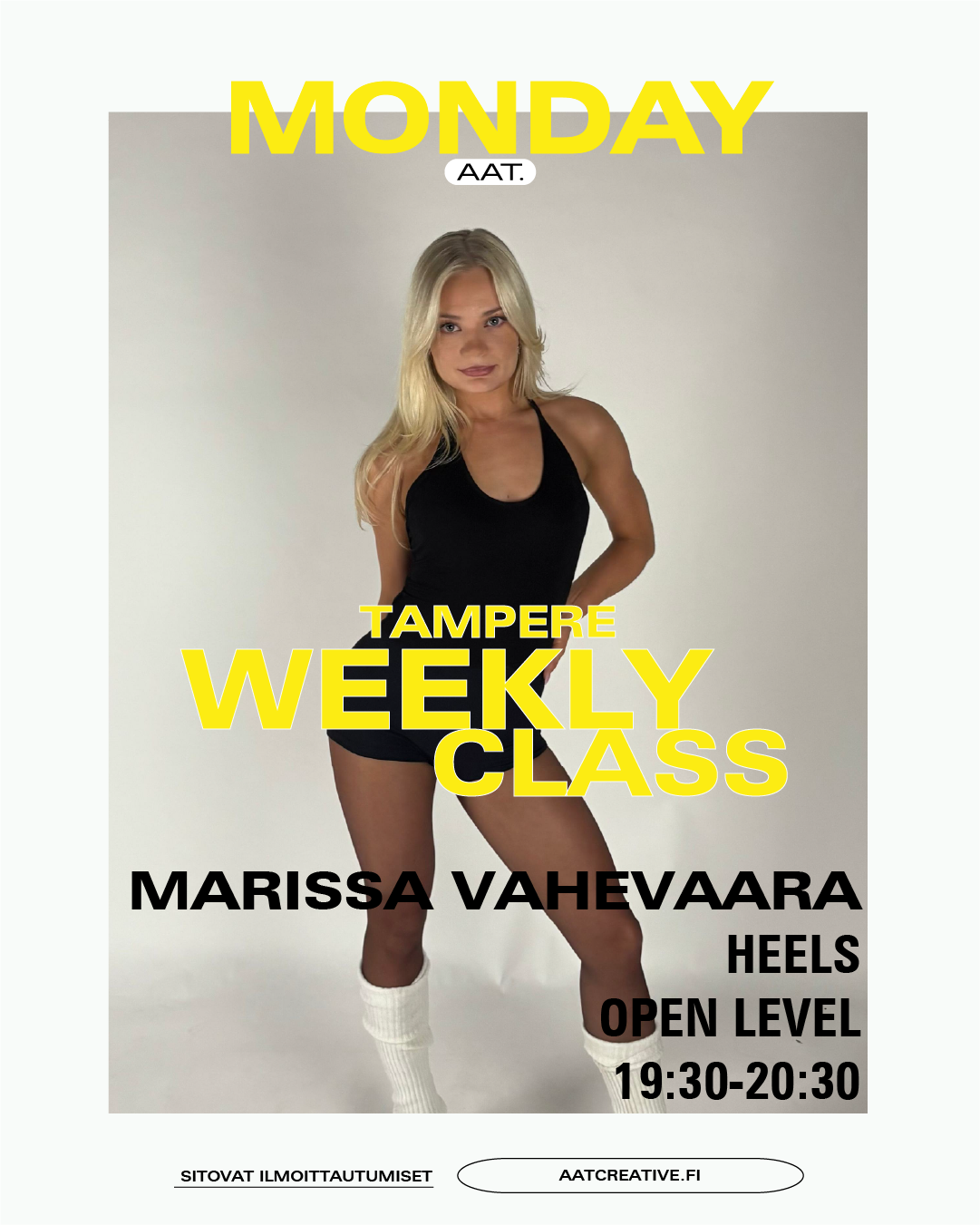 APRIL TRE / Monday  / Heels Open Level Marissa Vahevaara