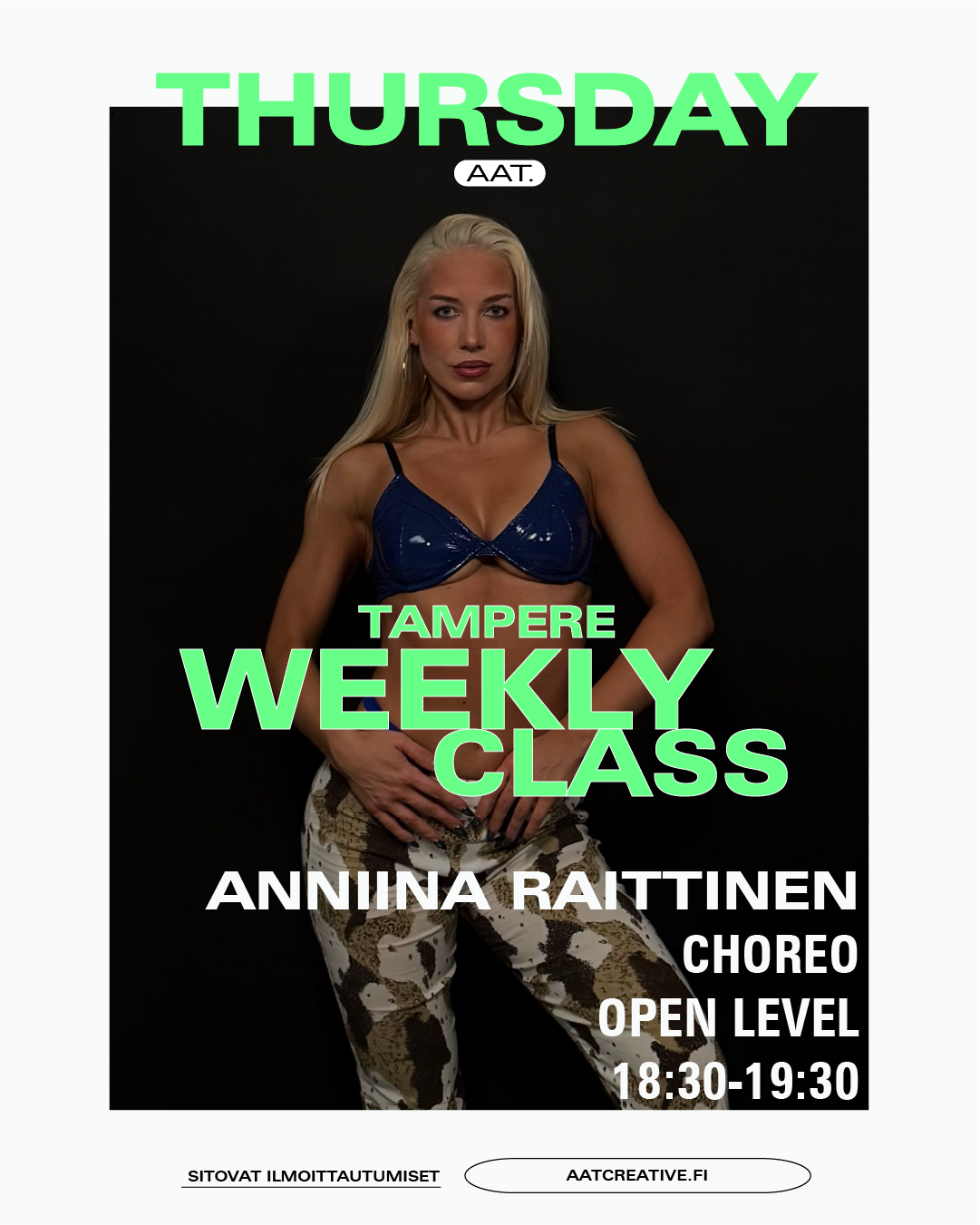 APRIL TRE / Thursday / Choreo Open Level Anniina Raittinen