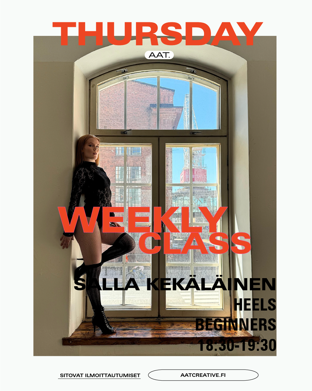 APRIL HKI / Thursday / Heels Beginners Salla Kekäläinen HEAVEN