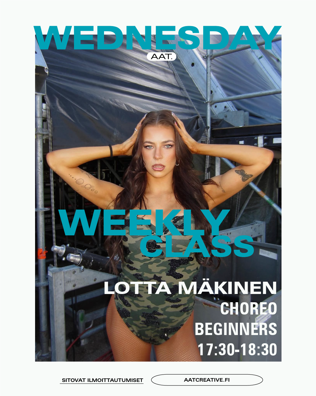 SEPTEMBER HKI / 4 classes / Wednesday / Choreo Beginners / Lotta Mäkinen / HEAVEN