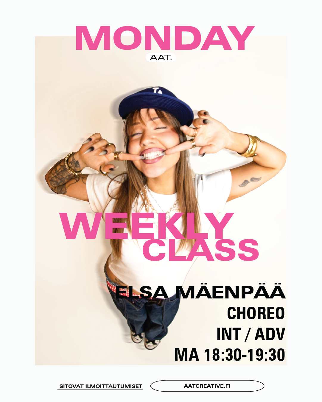 NOVEMBER / Monday / Choreo Int/adv Elsa Mäenpää HEAVEN