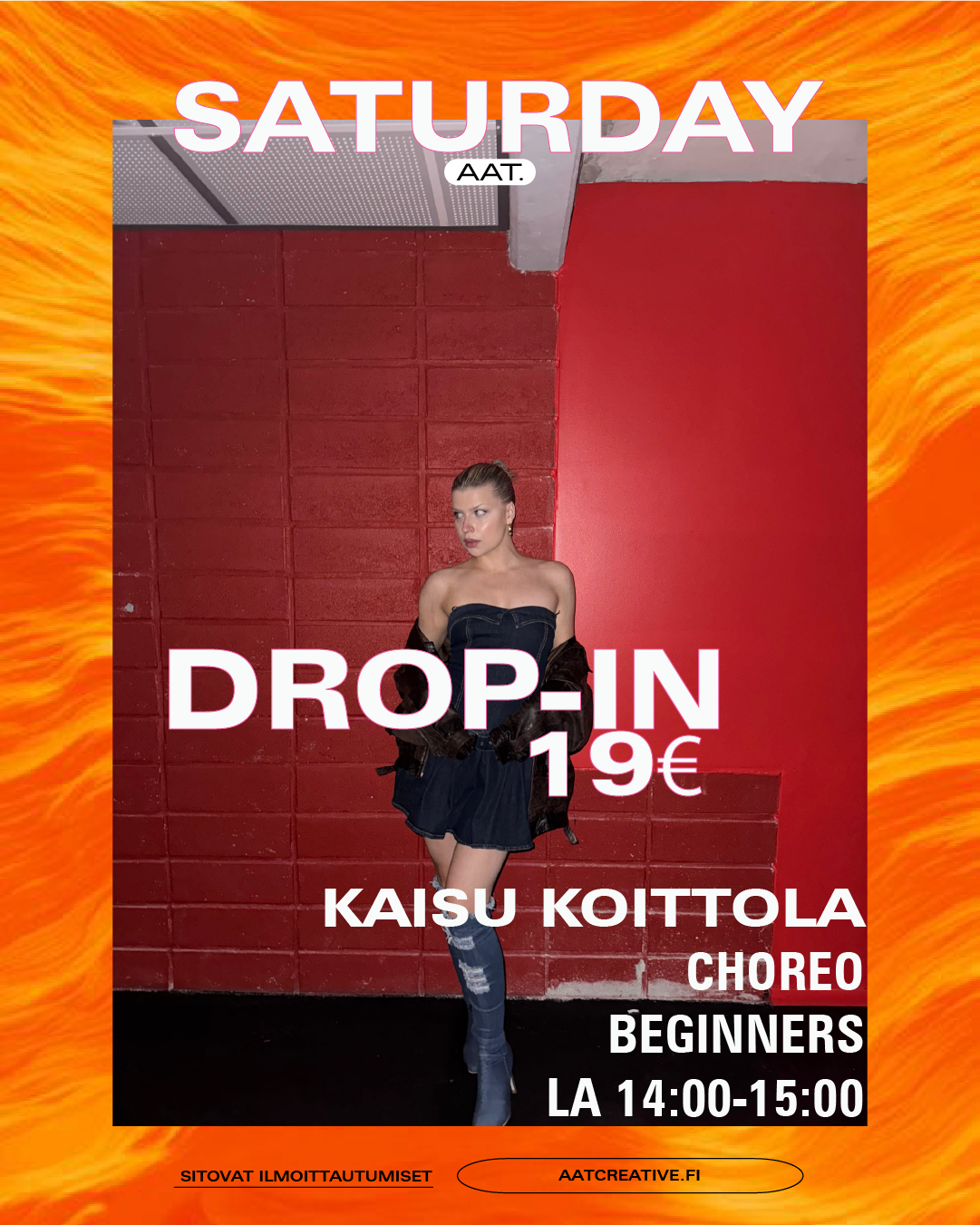DROP-IN Saturdays 18.10.2025 / Choreo Beginners 14:00-15:00 BOX