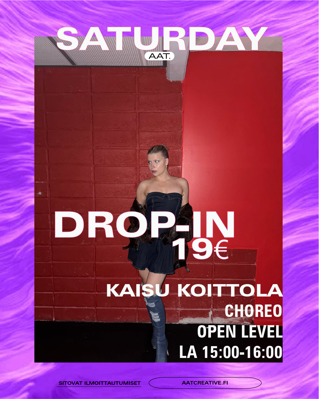 DROP-IN Saturdays 25.10.2025 / Choreo Open level 15:00-16:00 BOX