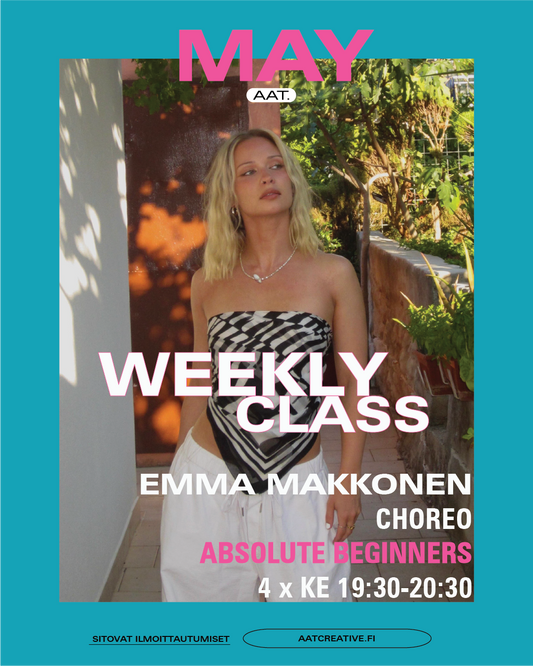 WEDNESDAY / Absolute beginners Emma 4 x May