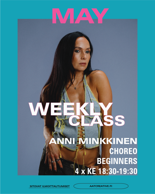 WEDNESDAY / Choreo beginners Anni 4 x May