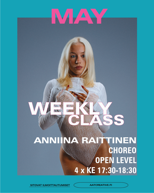 WEDNESDAY / Choreo open level Anniina 4 x May