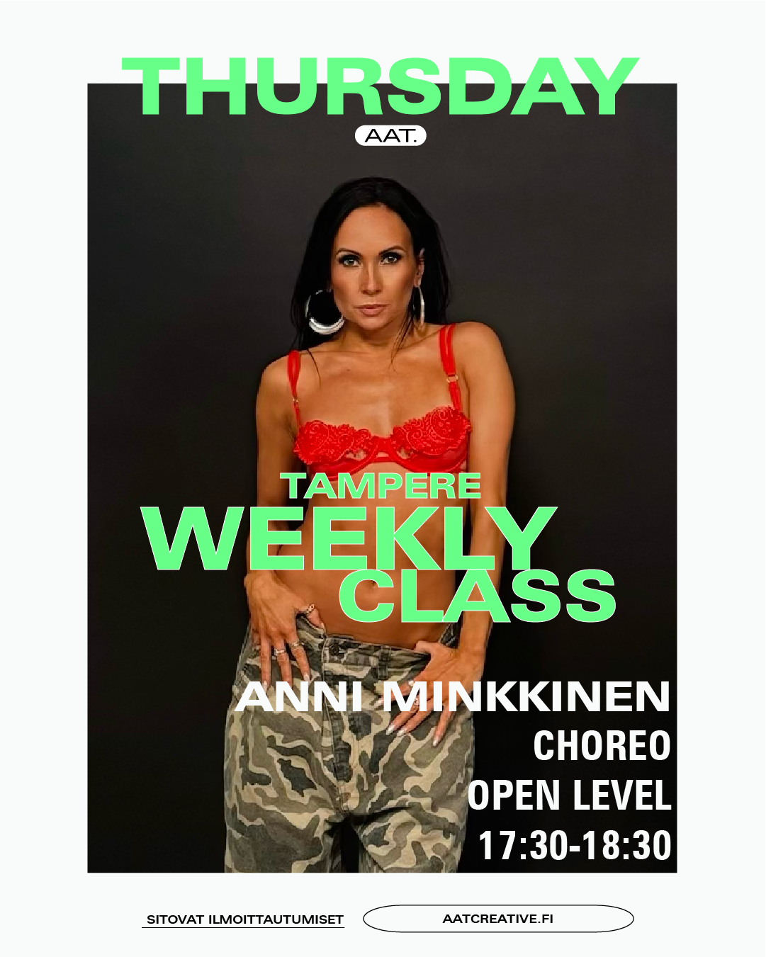 FEBRUARY TRE / Thursday / Choreo Open Level Anni Minkkinen