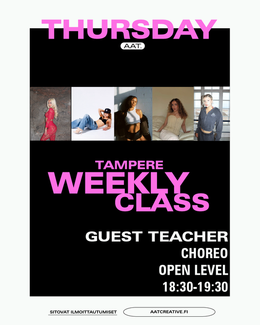 OCTOBER TRE / 4 classes / Thursday / Choreo Open level / Anni Minkkinen