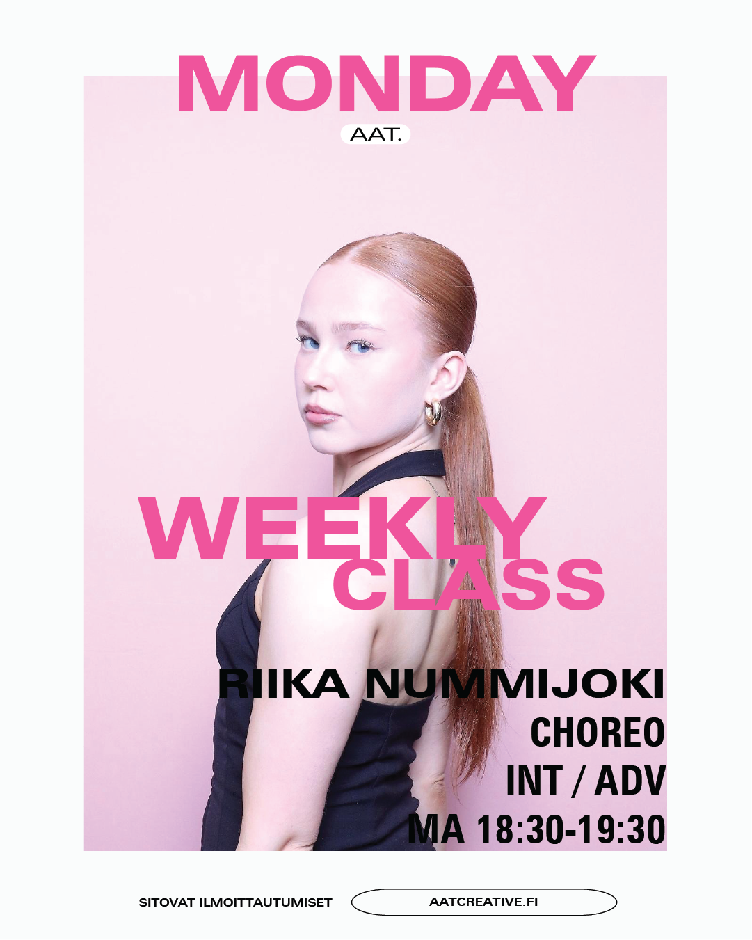 SEPTEMBER / Monday / Choreo Int/adv Riika Nummijoki HEAVEN