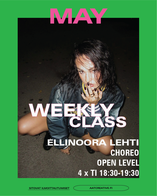 TUESDAY / Choreo open level Ellis 4 x May