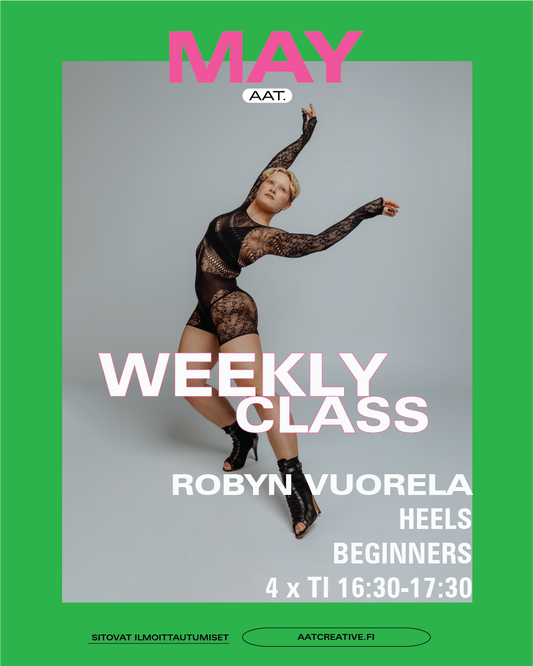 TUESDAY / Heels beginners Robyn 4 x May