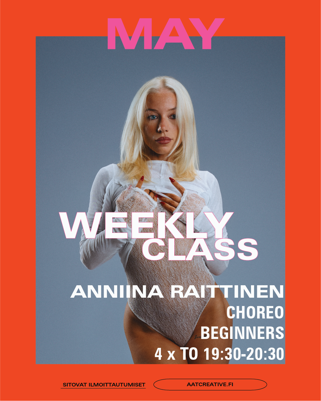 THURSDAY / Choreo beginners Anniina 4 x May